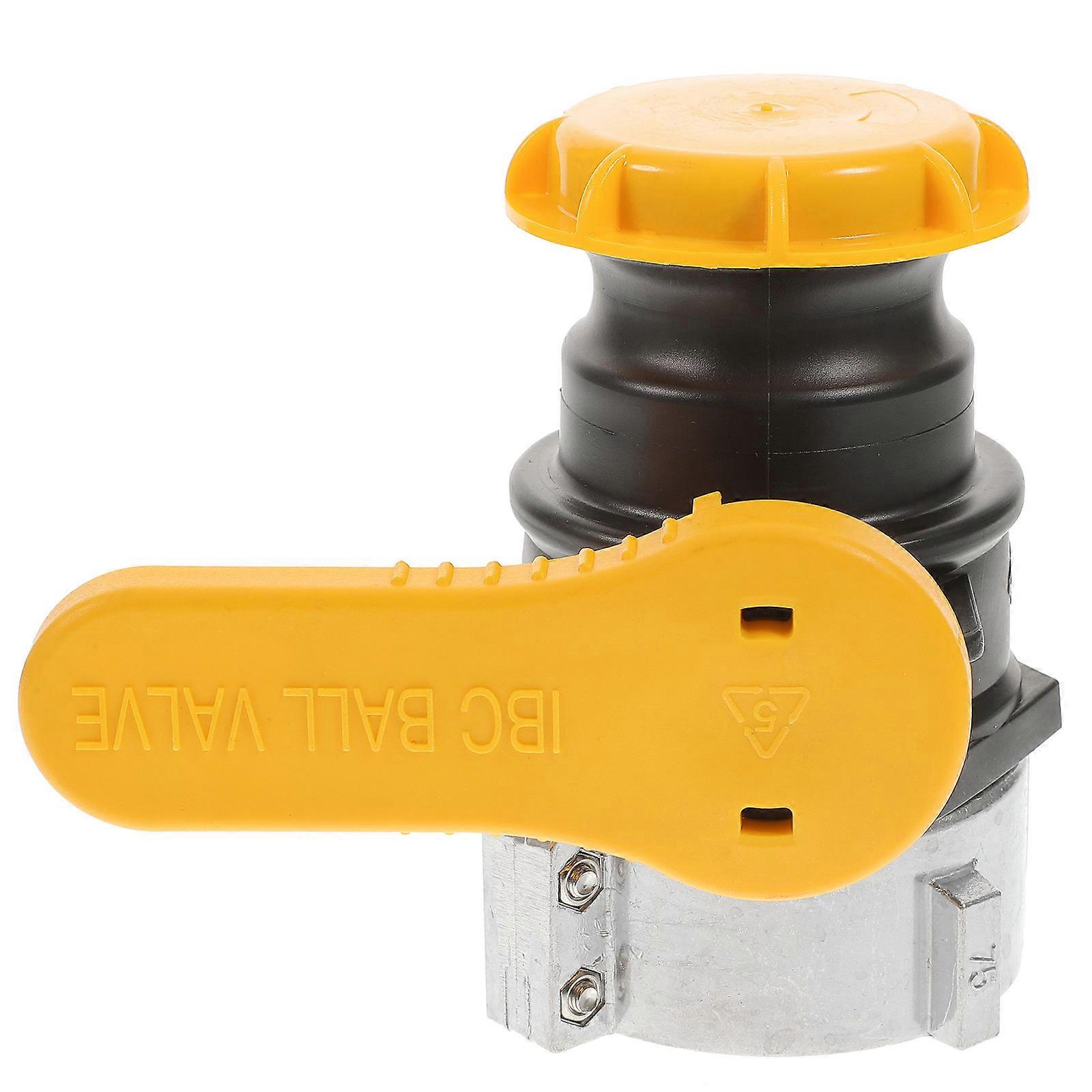 IBC Tote Tank Adapter with Ball Valves for Garden Hose Made of Durable Plastic Multi Size DN50
