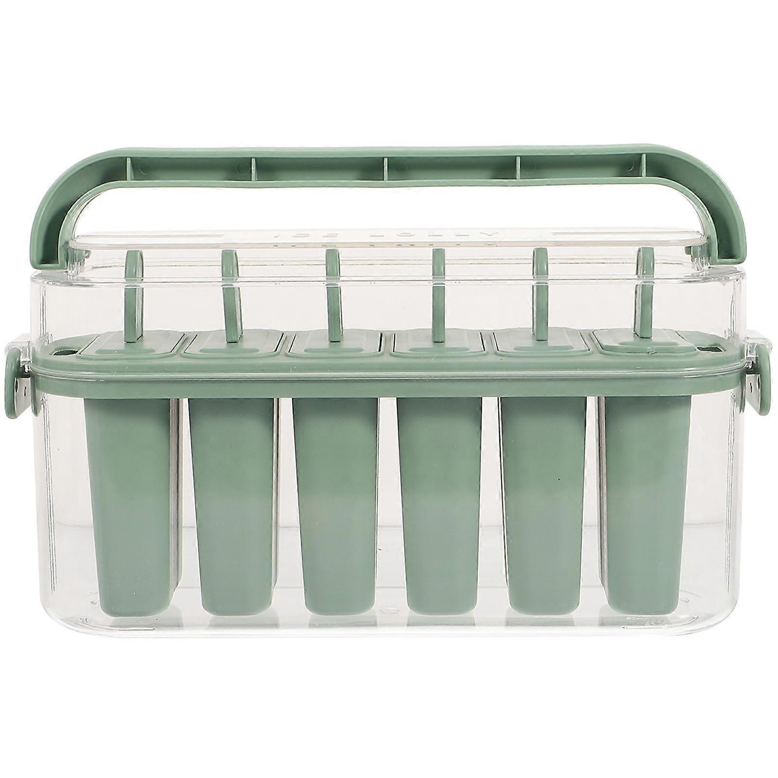 Reusable Silicone Ice Cream Molds for Kids Fun DIY at Color Safe and Durable 2.5 x 1.8 Inches