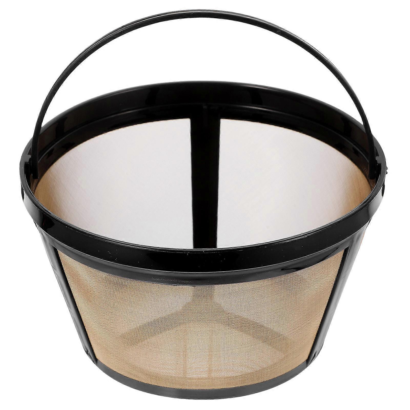 Reusable Stainless Steel Mesh Coffee Filter for Drip Coffee Makers – Easy to Clean, Permanent Design, Maintains