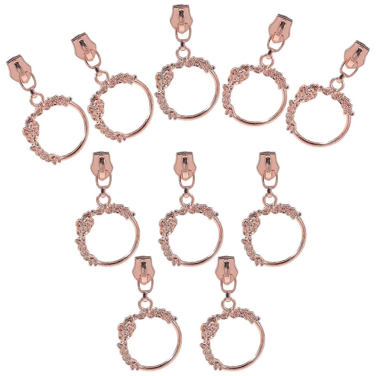 Zipper Puller Replacement Parts Metal Sturdy For Home Use Sewing Projects General Users 10Pcs