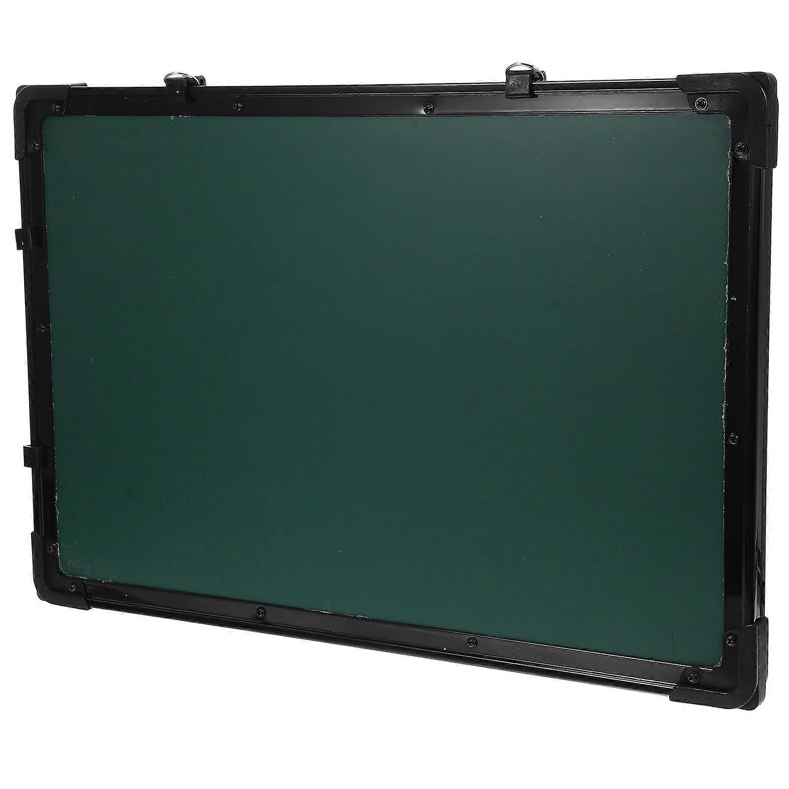 Wall Mountable Memo Board Writing Reusable Erasable Double Sided Felt Board Gray 49.60X33.00X1.50CM 1Pcs