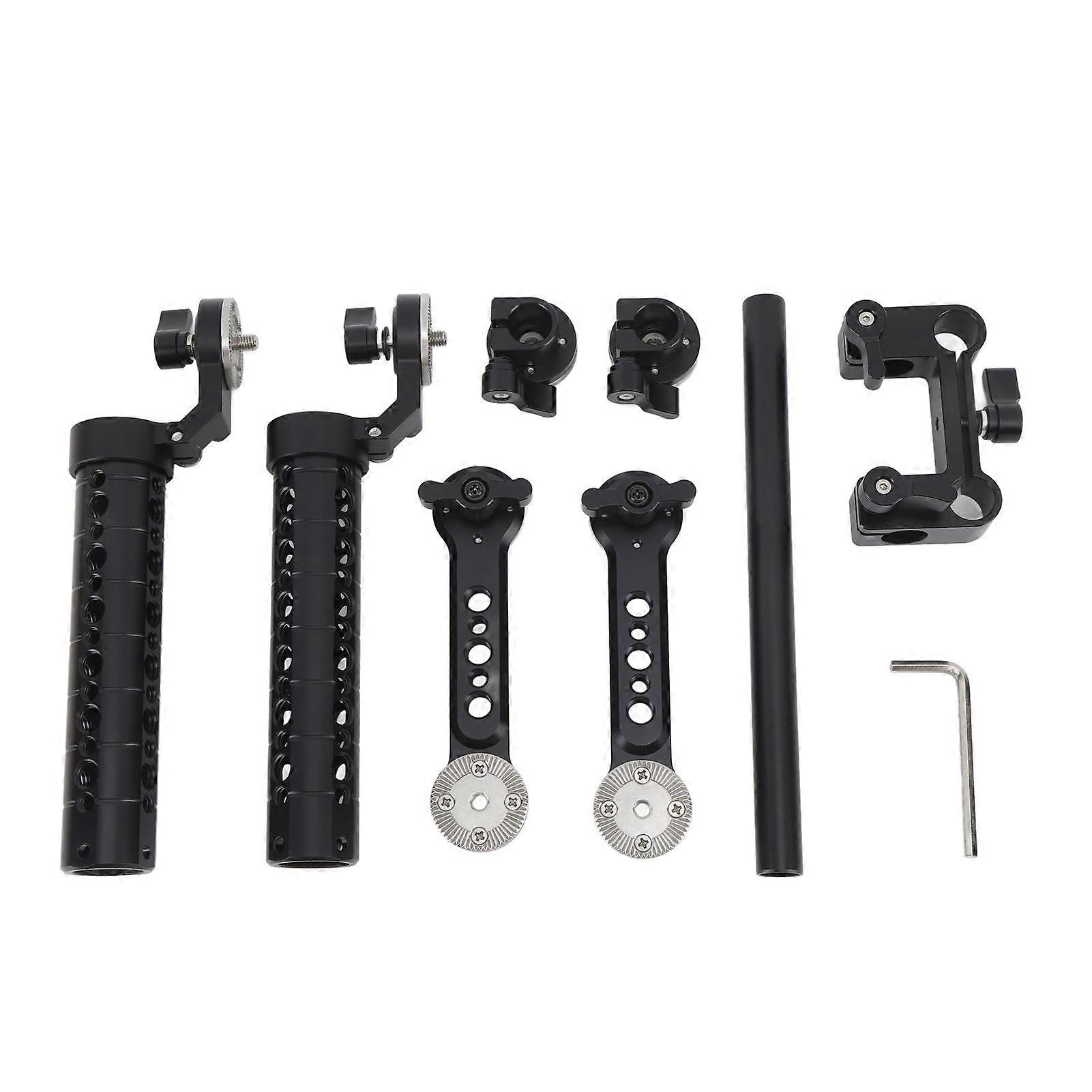 15mm Rosette Handle Set Shoulder Rig Handle Kit for DSLR Video Camera Shoulder Mount Rigs Stable Shooting Experience