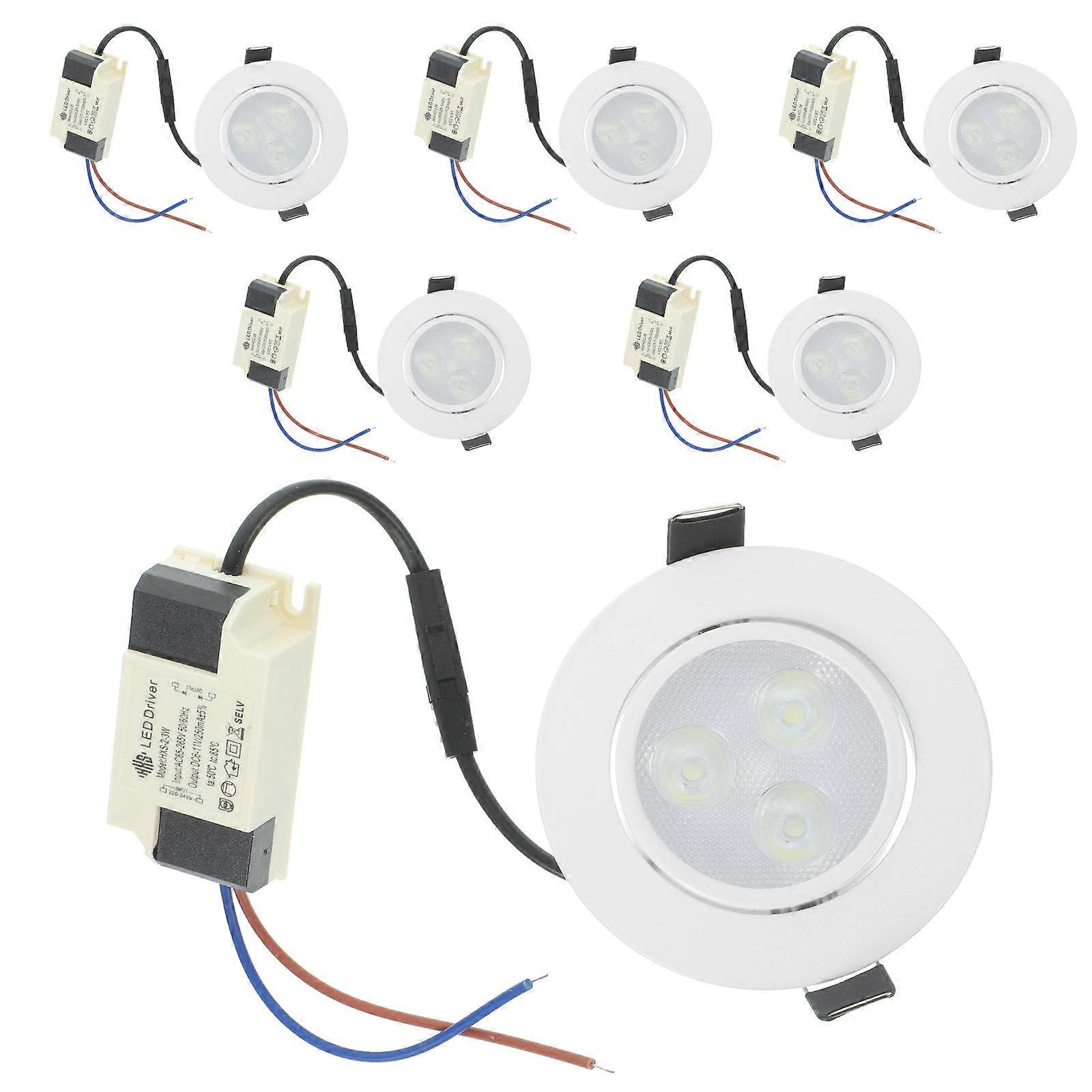 LED Downlight Daylight for Ceiling Lighting Aluminum Energysaving Multi Color 3W