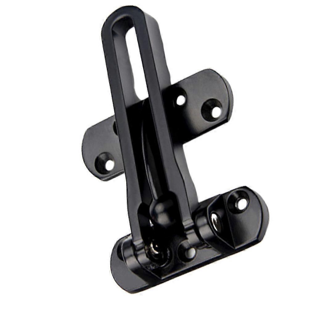Door Anti-Theft Buckle 1Pcs Black with Rustproof Durability for Door Security