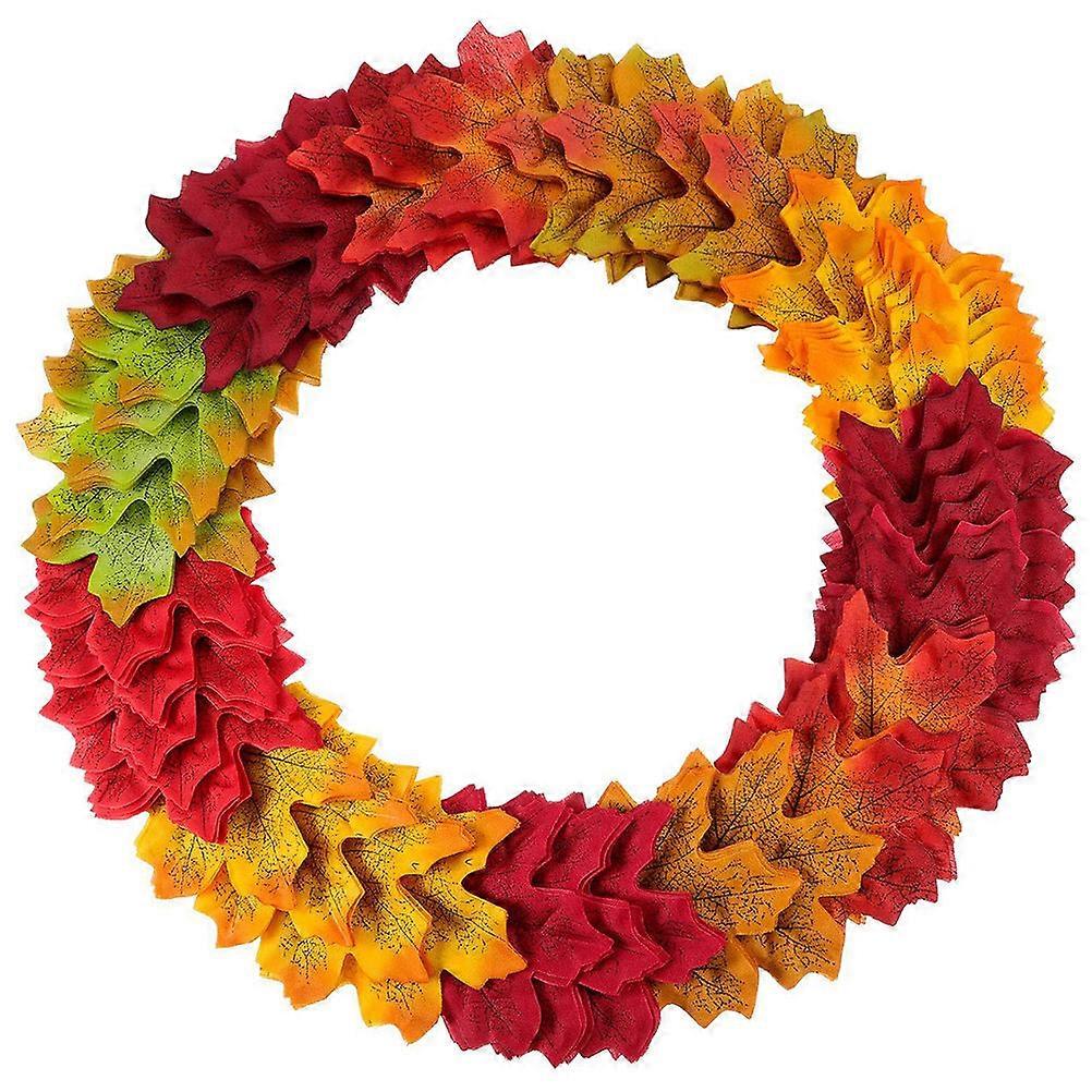 Artificial Maple Leaves for Decoration in Assorted Colors 800Pcs Synthetic Material