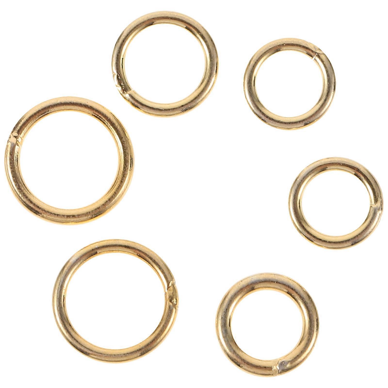 Golden S925 Silver Nose Studs Hoops for Decoration with Resistance and Excellent Texture 6pcs