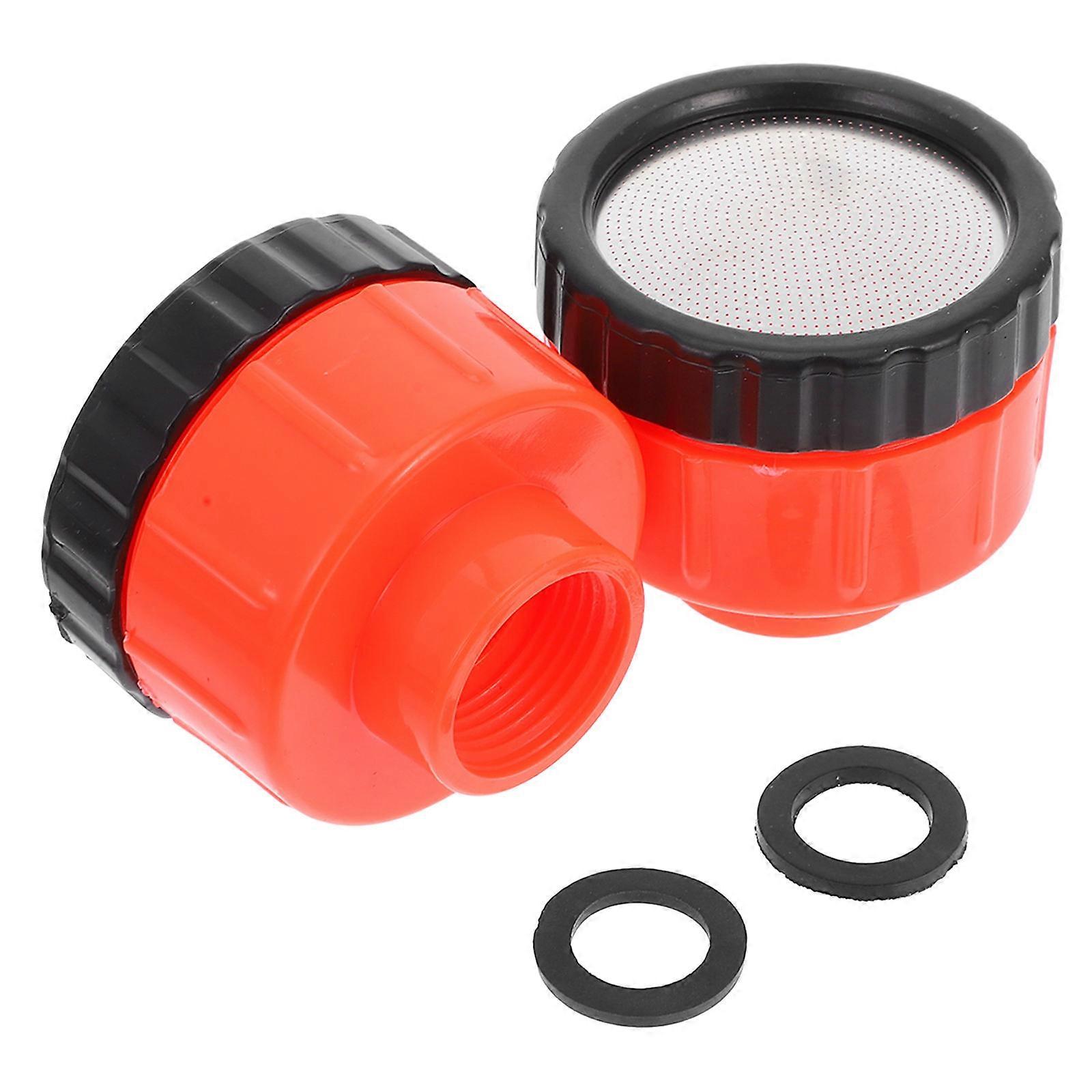Hose Nozzle Garden 2Pcs Professional Water Misting Nozzle For Lawn Irrigation With Red Color And Well-Structured Design For Easy Use