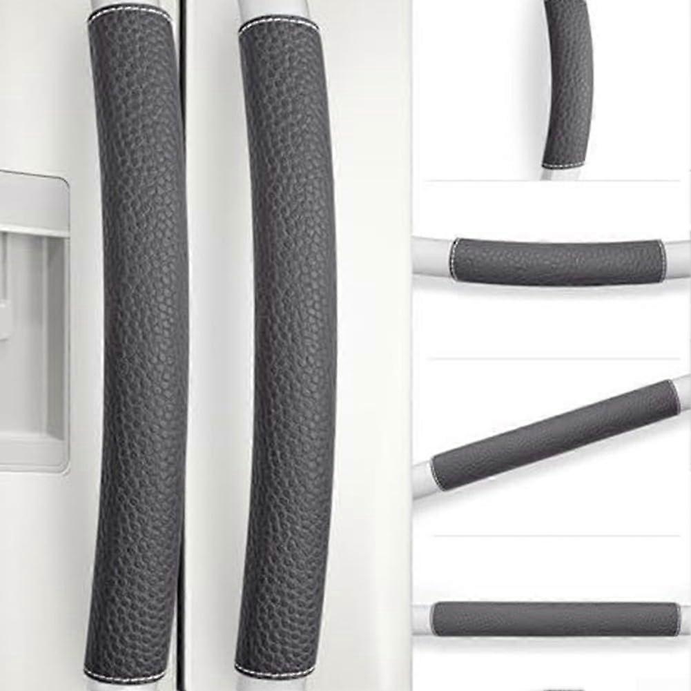 Easy-Care Refrigerator Door Handle Covers Small Size S-Dark Gray Fits Most Handles Easy Clean