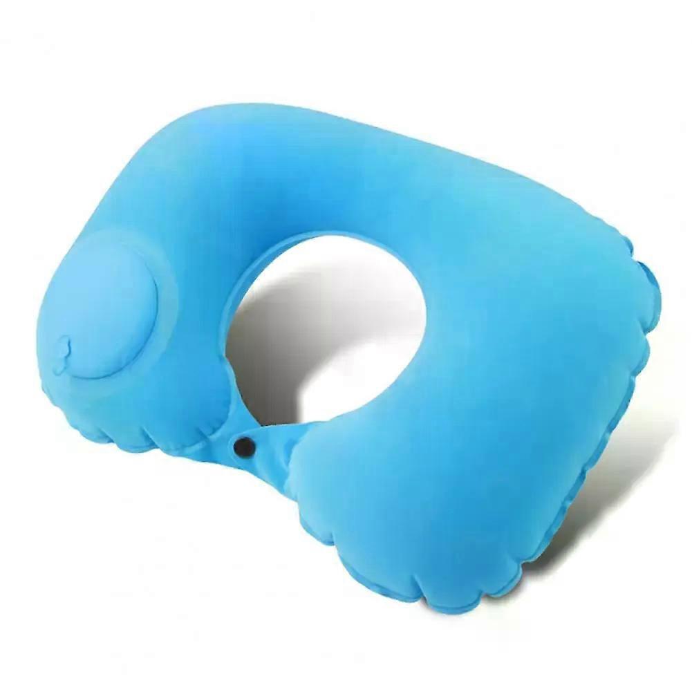 Travel Pillow Fast Inflating Sleeping Pillows Lightweight Neck Pillow Fatigue Relief Inflatable U Shape Cervical Vertebra Pillow