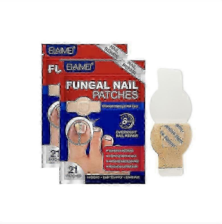 oenail Fungus Patch Waterproof Nail Repair Patches Nail Ingrown Correction Stickers 1/2/3/4/5Pcs for Discolored & Damaged Nails