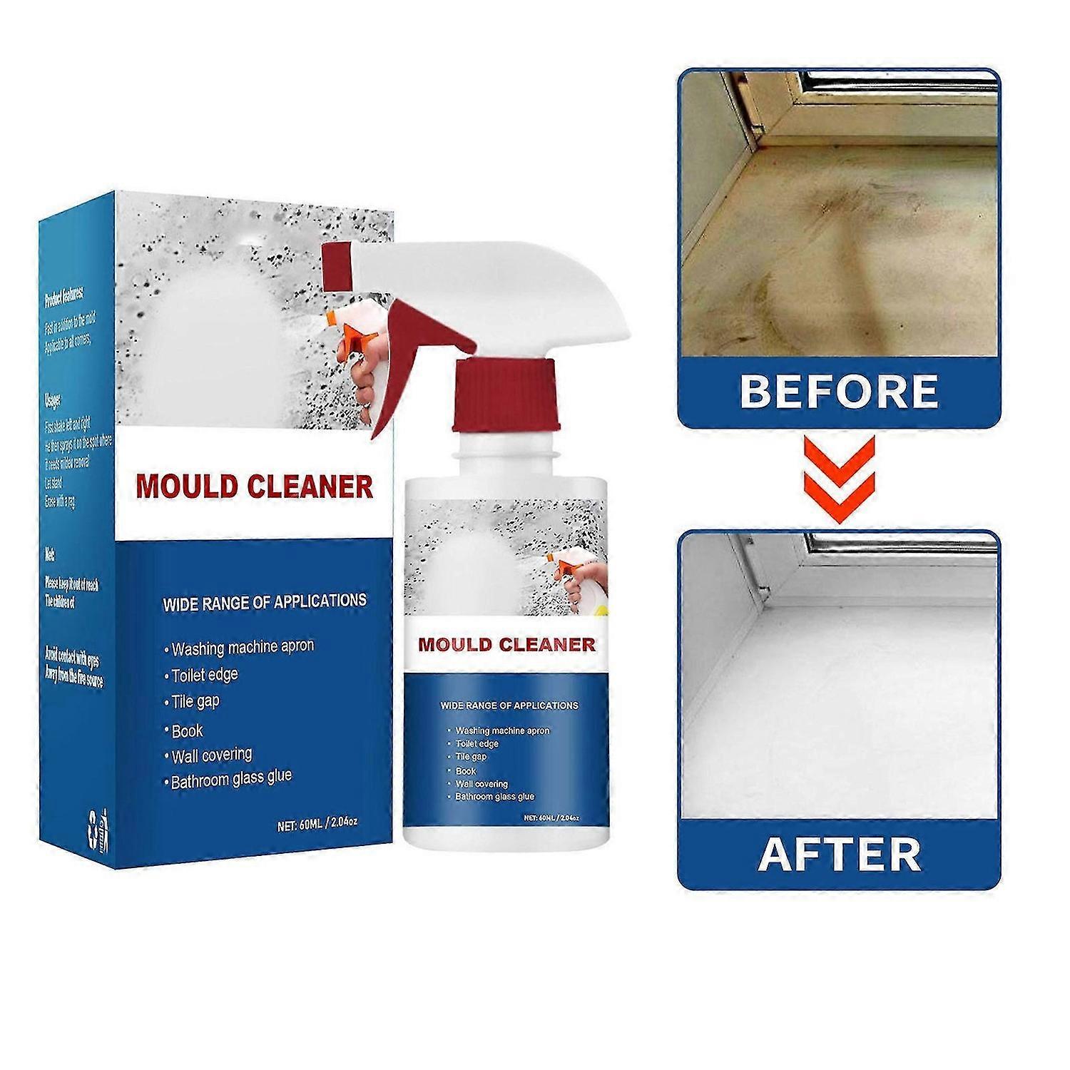 Mildew Cleaner Foam, Household Mildew Removal Foam Spray for Tub/Tilex/Wall/Bathroom Floor/Kitchen