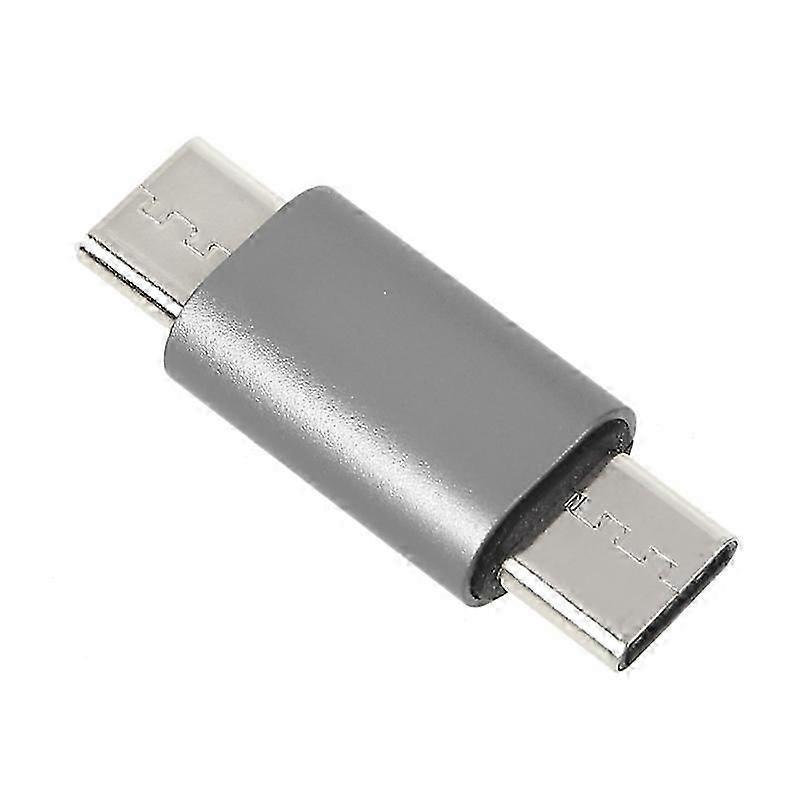 USB-C-Stecker auf USB-C-Stecker Universal-Metalladapter Tragbarer Konverter