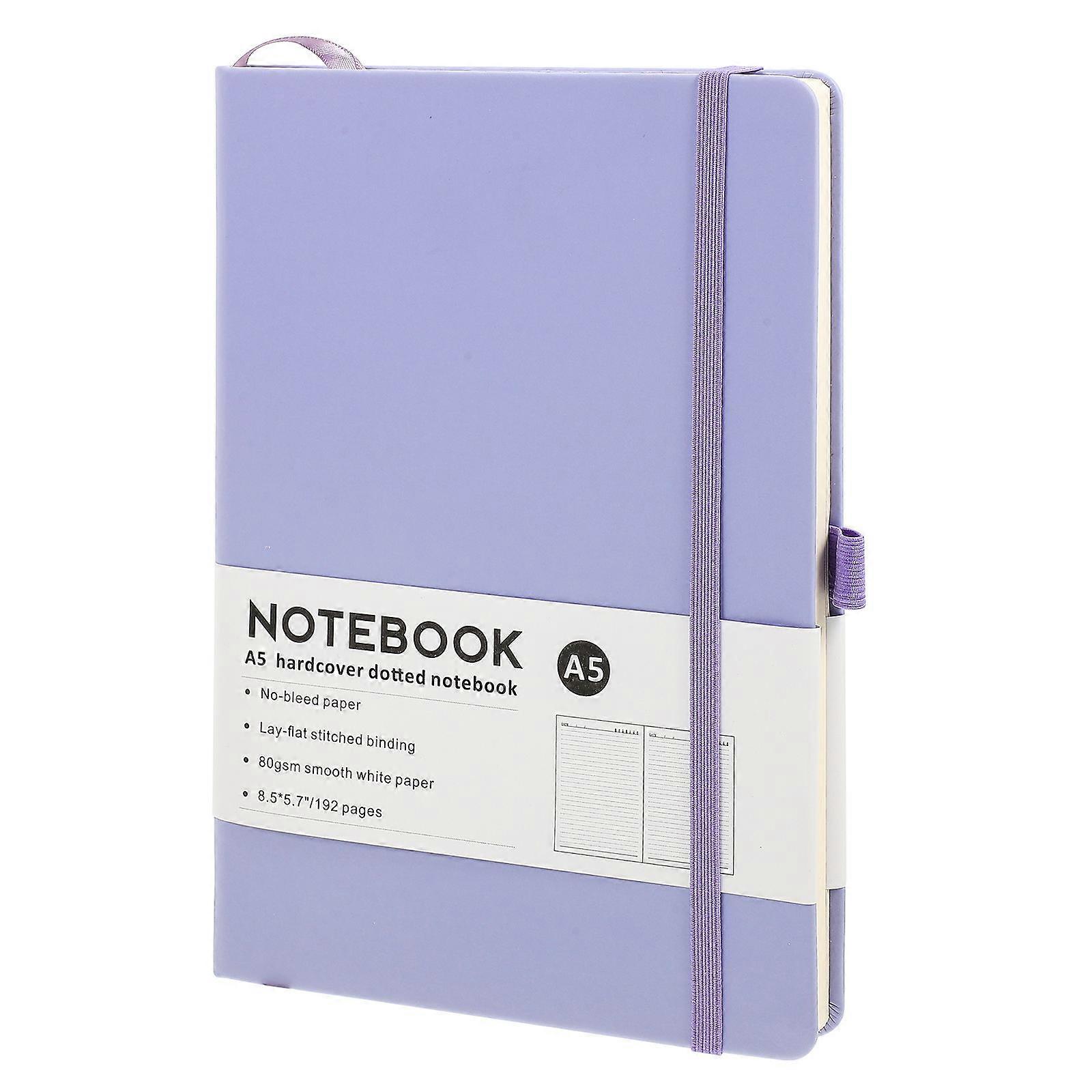 Business Notebook with Elastic Band – Portable Notepad for Office, Study, and Conference – Decorative Scrapbook for Writing, Note Taking, and Idea