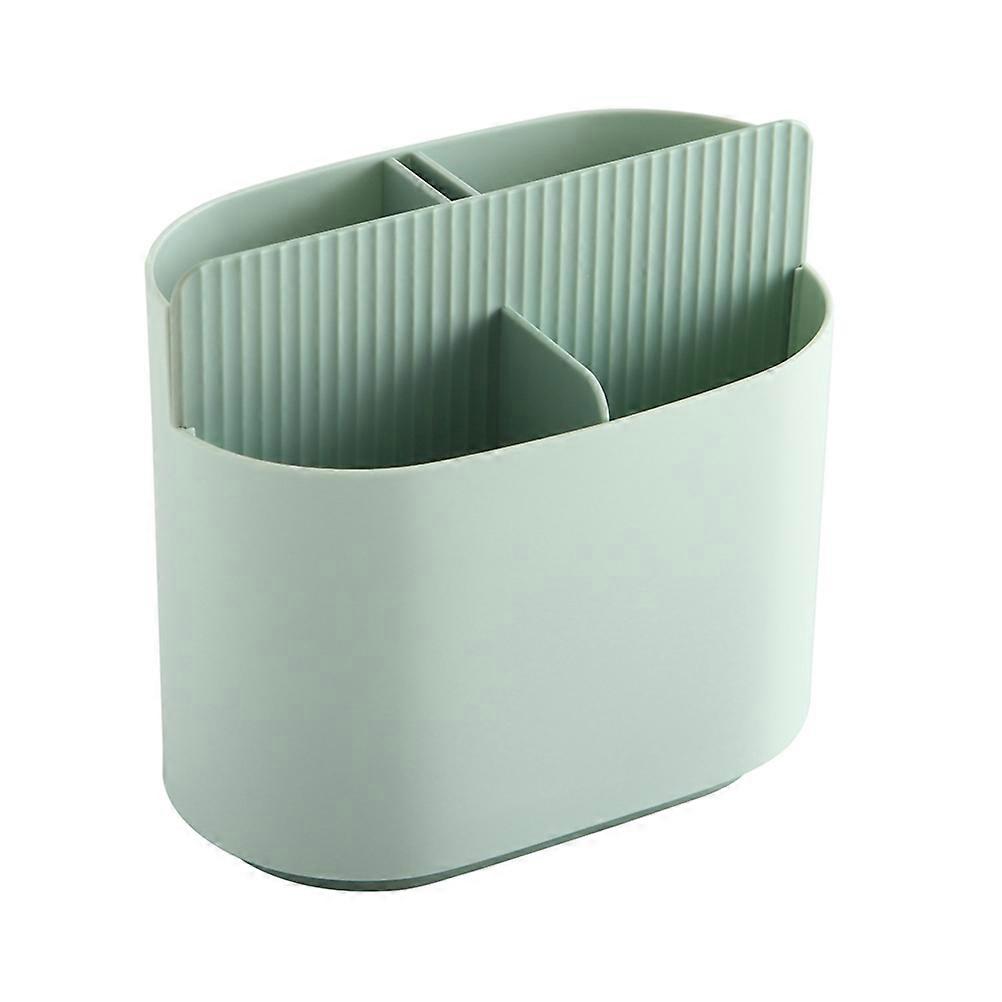 Green ABS Chopsticks Holder for Table Storage MultiFunctional Kitchen Utensil Organizer 8.5 inches