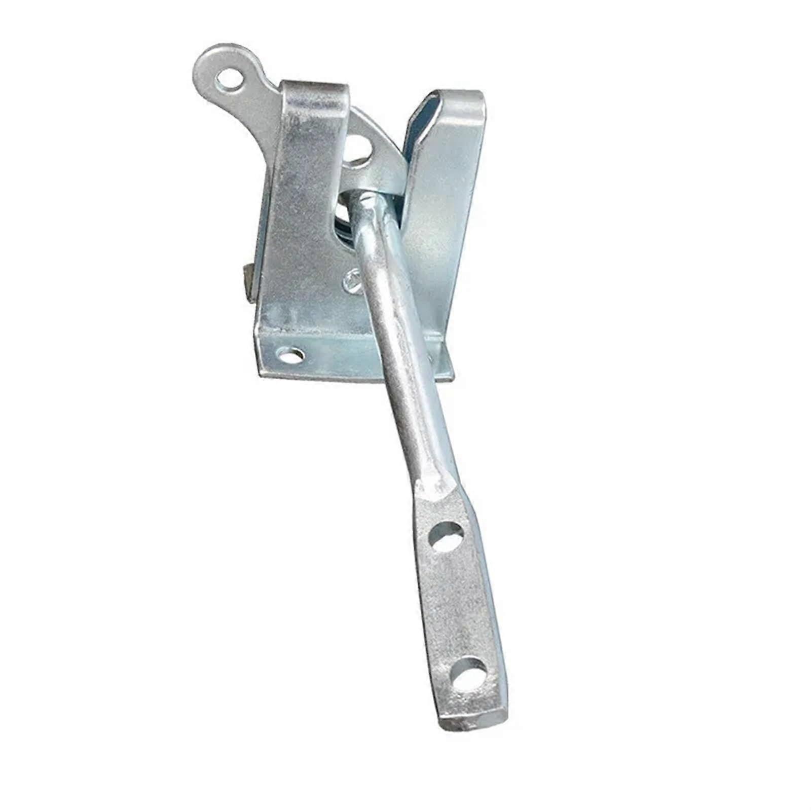 Stainless Steel Door Latch Sliding Push Lock Safety Practical Lock Hardware 1Pcs Silver