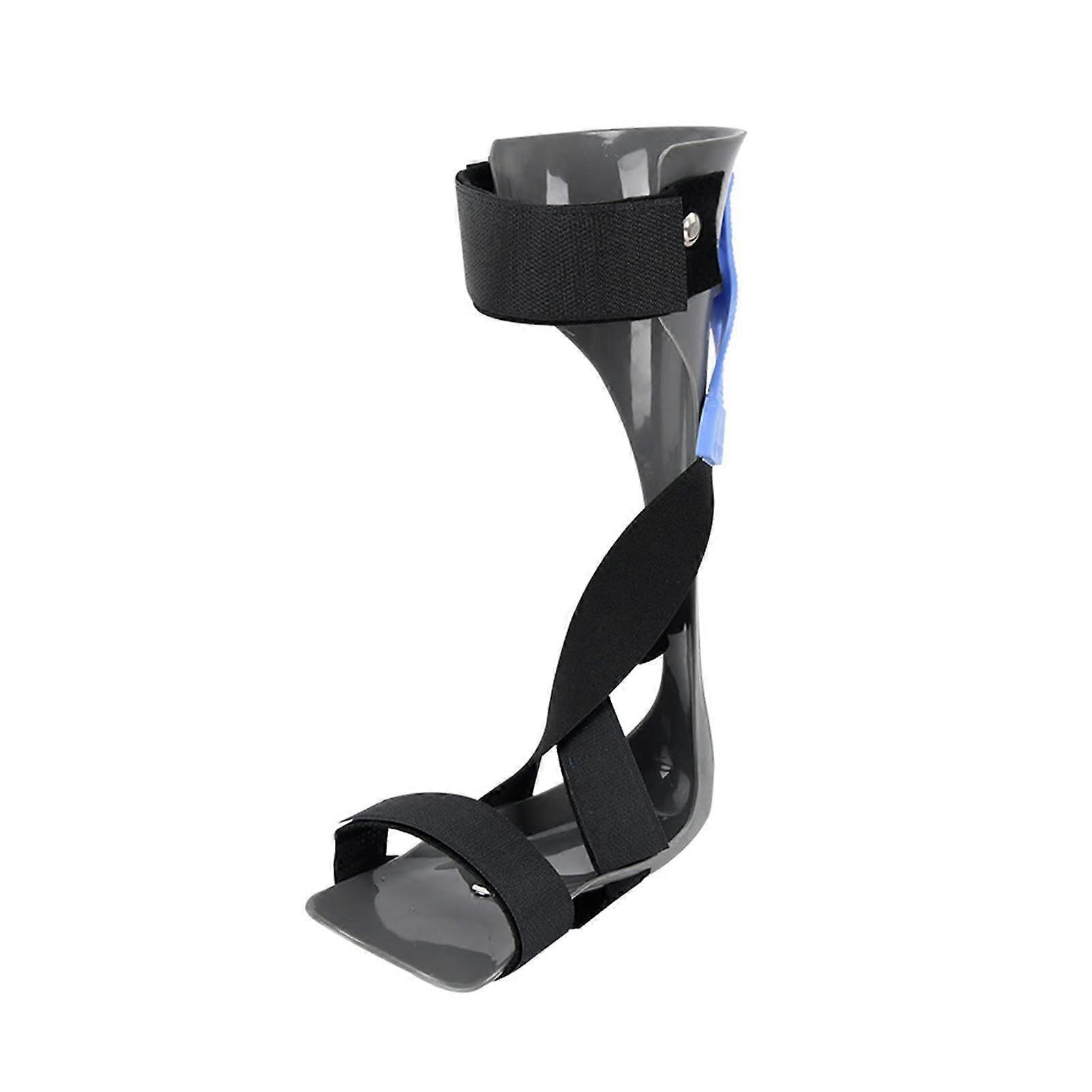 Drop Foot Brace Orthosis, Adjustable Straps for Hemiplegia Ankle Stabilizer Right L