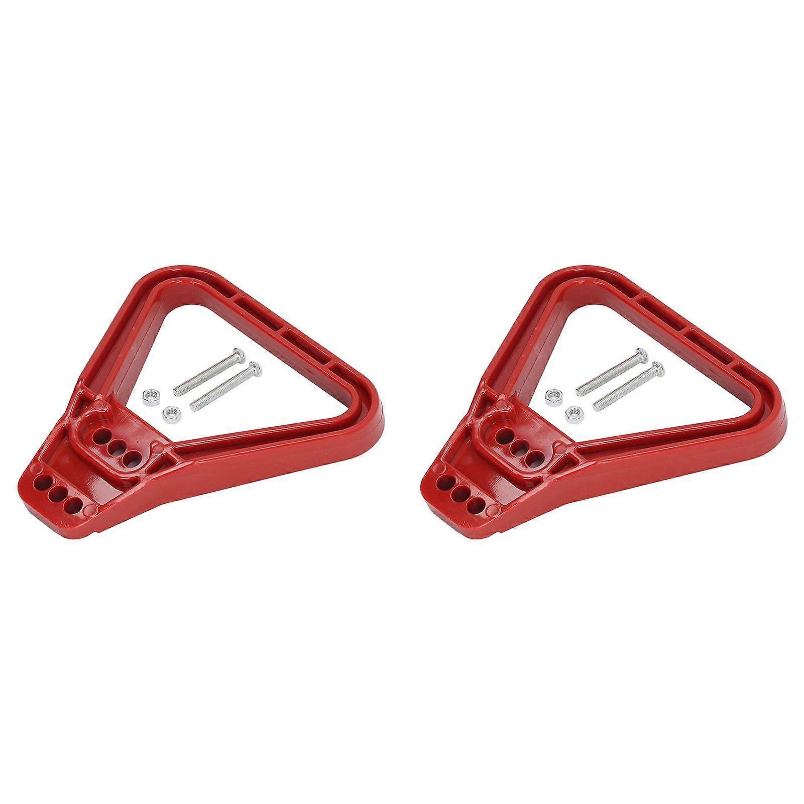 2PCS 350A Connector Handle Safe Battery Quick Connector Handle for Solar Panels Dual Battery System Refrigerator Red