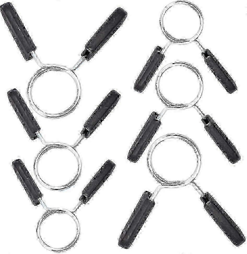 Ağırlık için 6 adet Yay Kelepçeleri 25/28 / 30mm Halter Bar Stoper Halter Yaylı Kelepçeler
