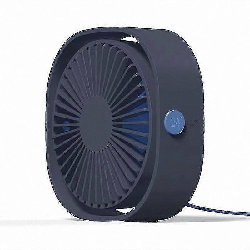4-Inch Portable USB Desk Fan, Ultra-Quiet Mini Cooling Device, 360 Adjustable, 3-Speed Settings, Ideal for Home and Office Use