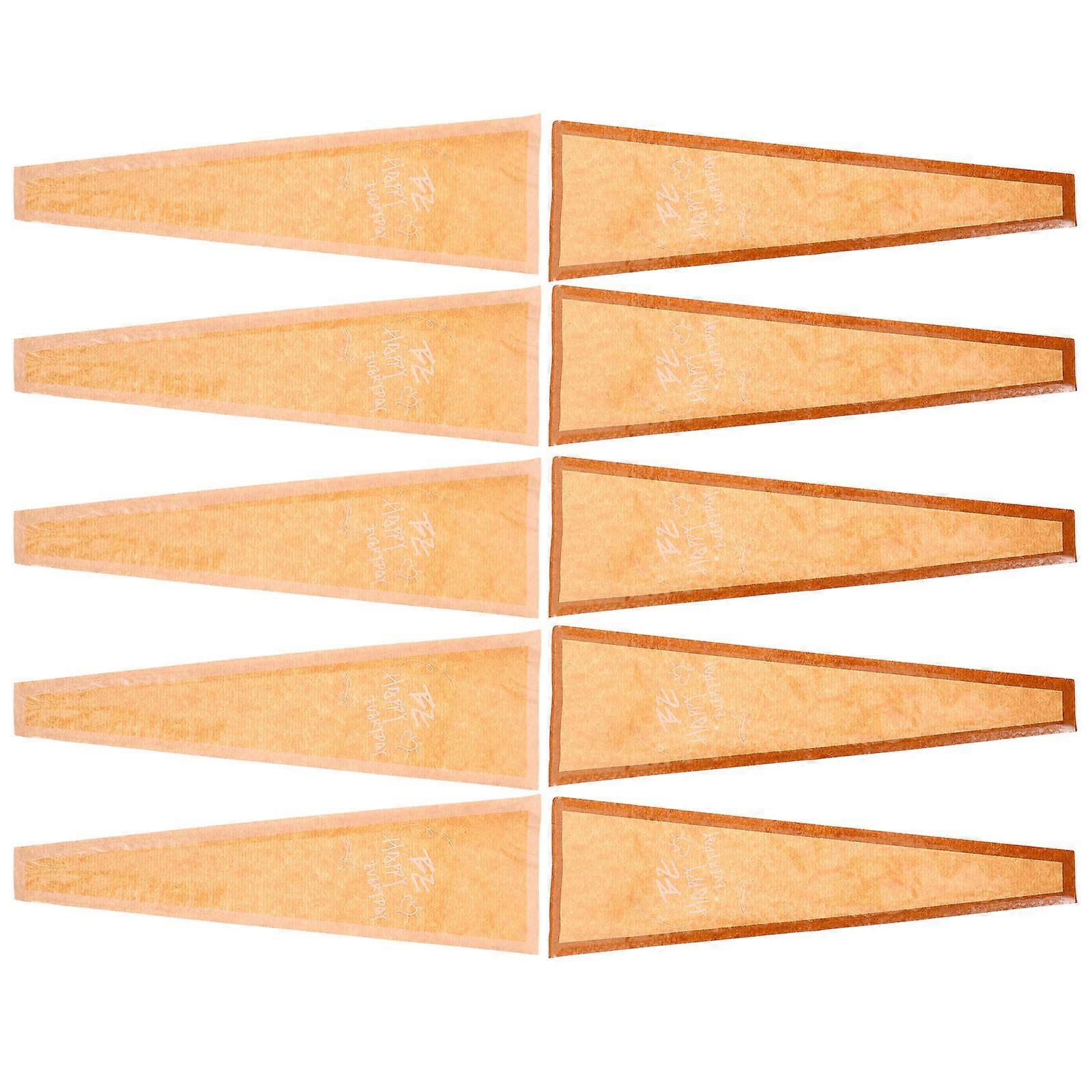 Assorted Color Kraft Paper Single Rose Wrap for Wedding Suitable for Various Flowers 60Pcs