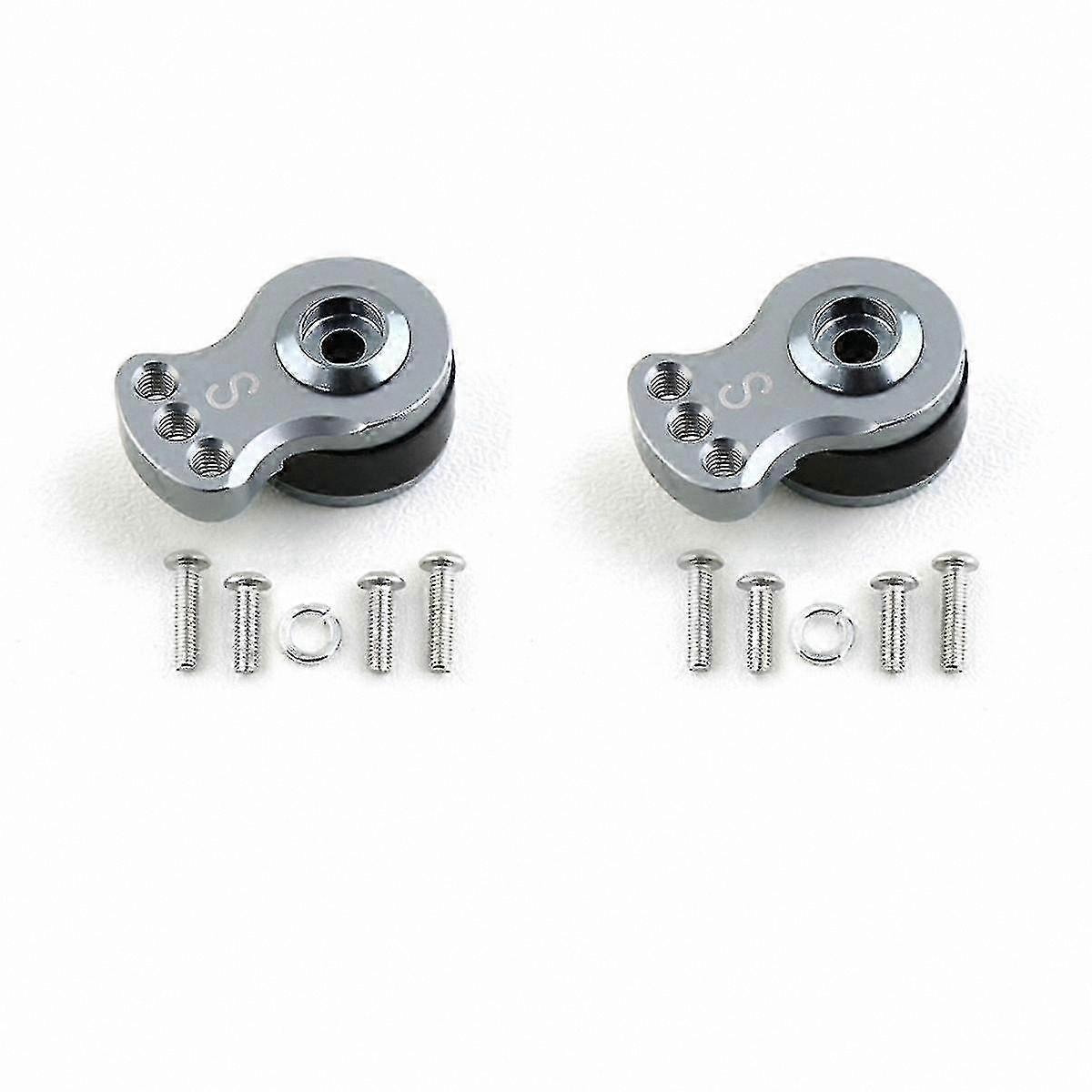 Dual Metal 25T Servo Saver Arm for 1/10 RC Vehicles - Compatible with Axial SCX10 Models, Boats, and Helicopters