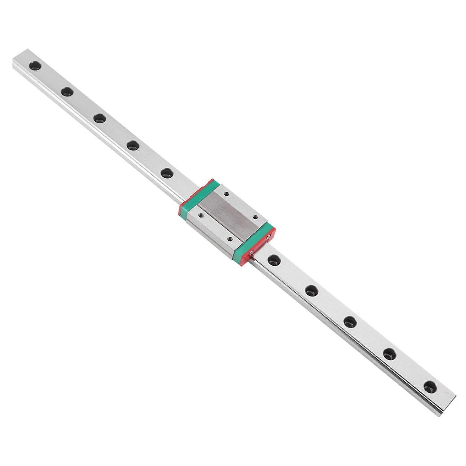 Guide Slide Rail, Miniature Linear Sliding Rail with Slide Block, Compact Linear Slide Rail, Linear Rail for Most Automatic Equipment (300mm)