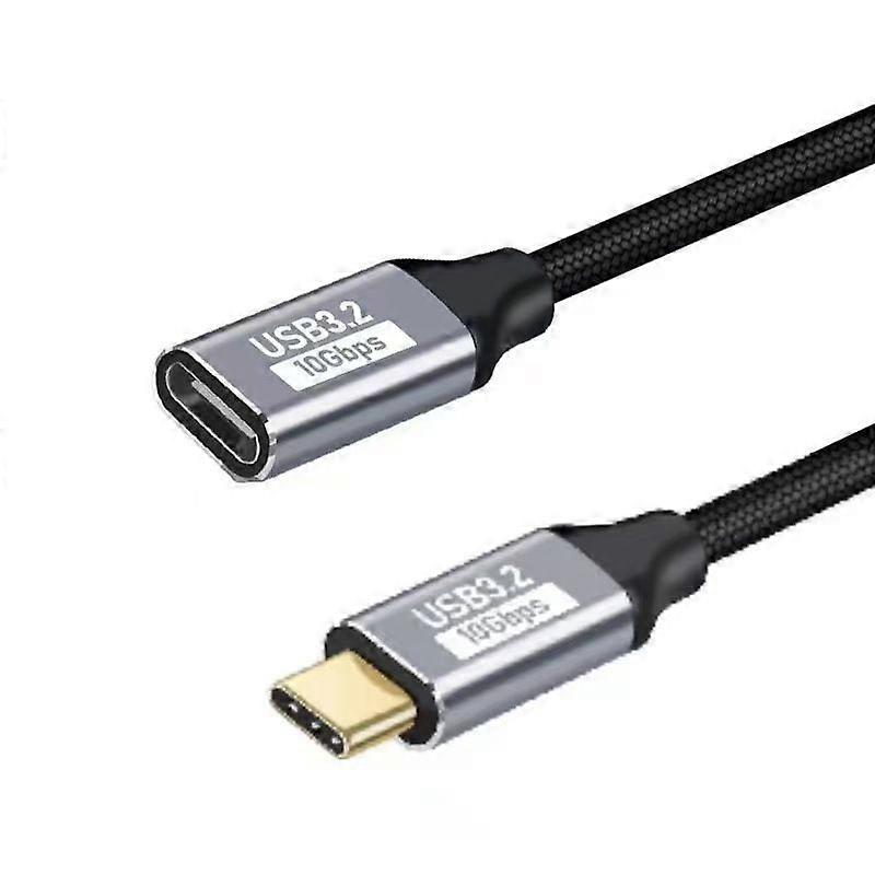 USB-C Extension Cable (1m) | Universal 4K Extender | 10Gbps Lead Charger Extension for Steam Deck/Nintendo Switch / PS5 Controller