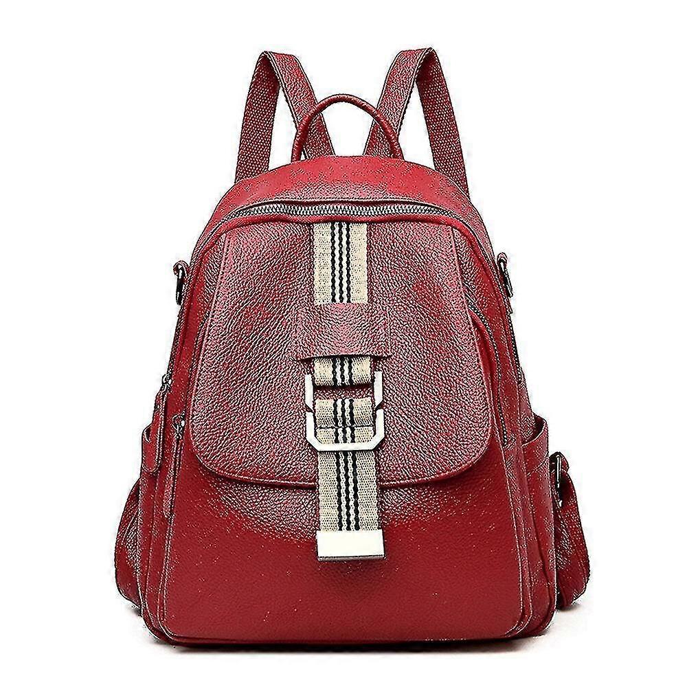 Pu Leather Backpack For Women Large Capacity Back Pack Travel