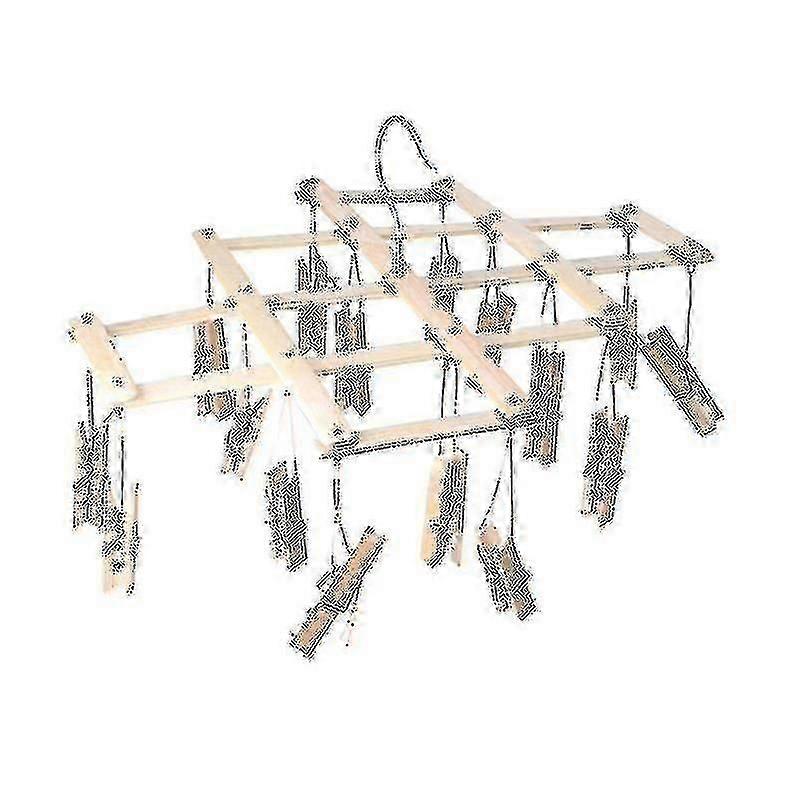 Bamboo Clothes Drying Rack Underwear Drying Rack Sock Drying Rack Bamboo Hanging Drying Rack