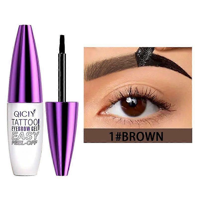 Tear-off eyebrow cream - waterproof and sweat-proof formula for natural eyebrow shaping and long-lasting half-day makeup effect