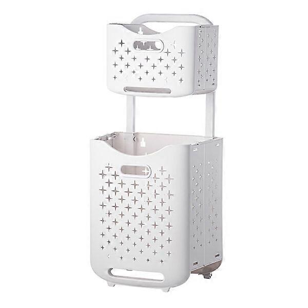 Folding laundry basket, 1-piece pack, portable, large capacity and ventilated