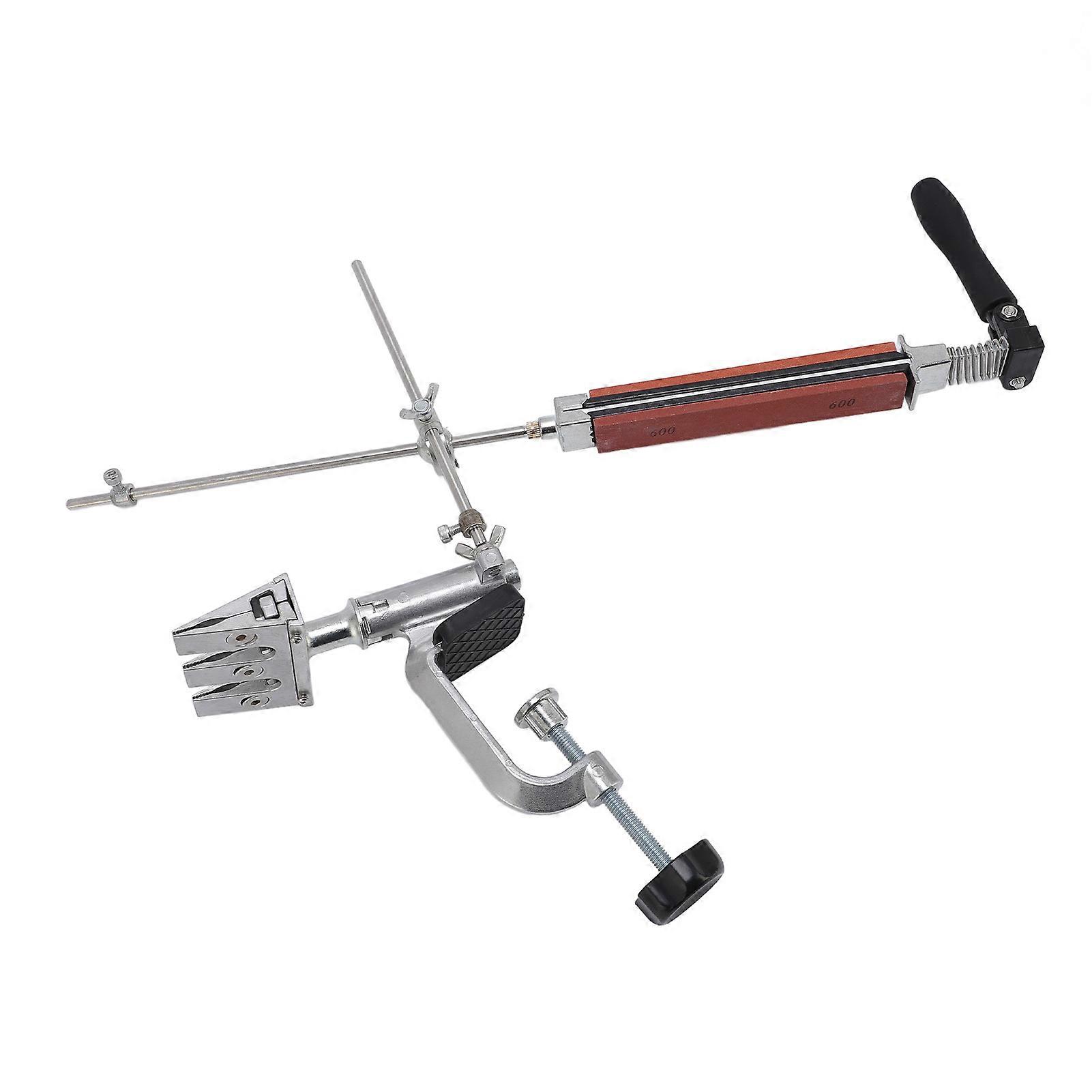 Fixed Angle Sharpener with 8 Whetstones Diamond & Corundum Set