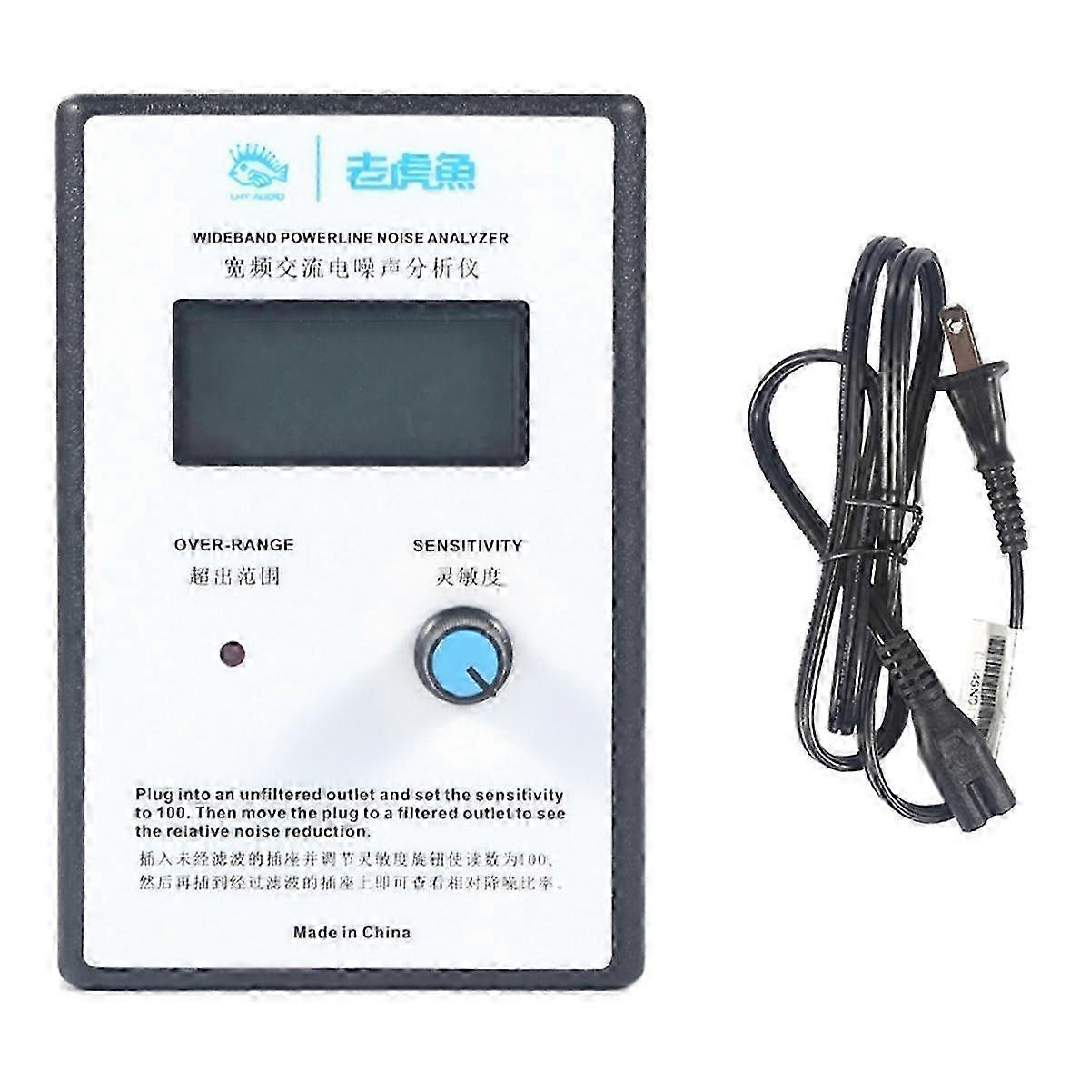 LCD Wideband Power Noise Analyzer AC 110-120V Power Noise Analyzer Tester EMI Measuring with US Plug