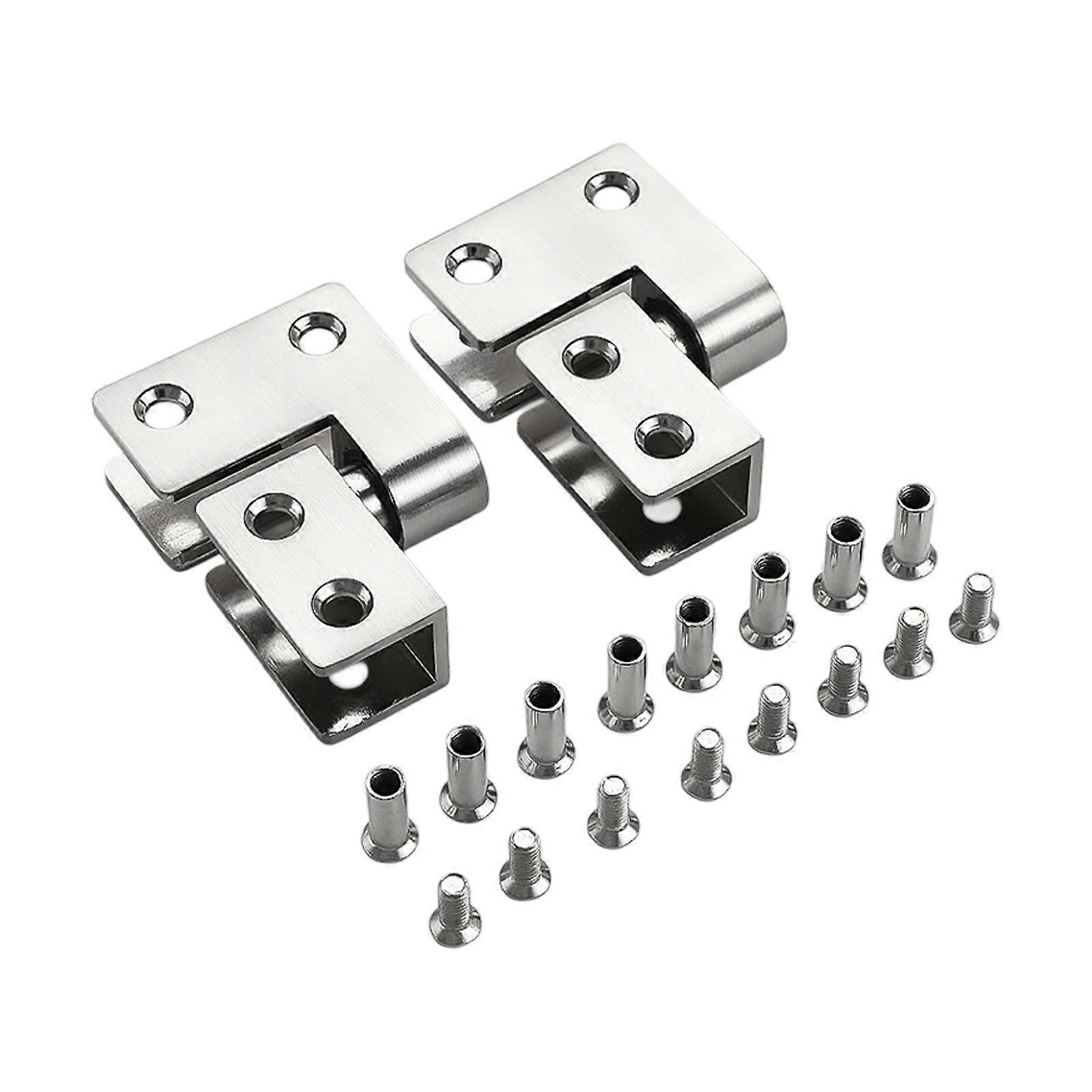 Precisions Toilet Partition Hinges Corrosion Resistant Bathroom Door Panel Hinge Easy to Install Attachment Enduring Multicolor