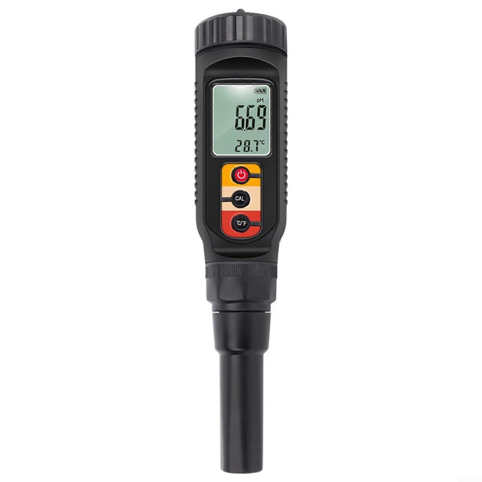 Digital pH Meter Soil Tester with Temperature Monitor and Backlight Display for Gardening Fruits Vegetables Meat Dairy