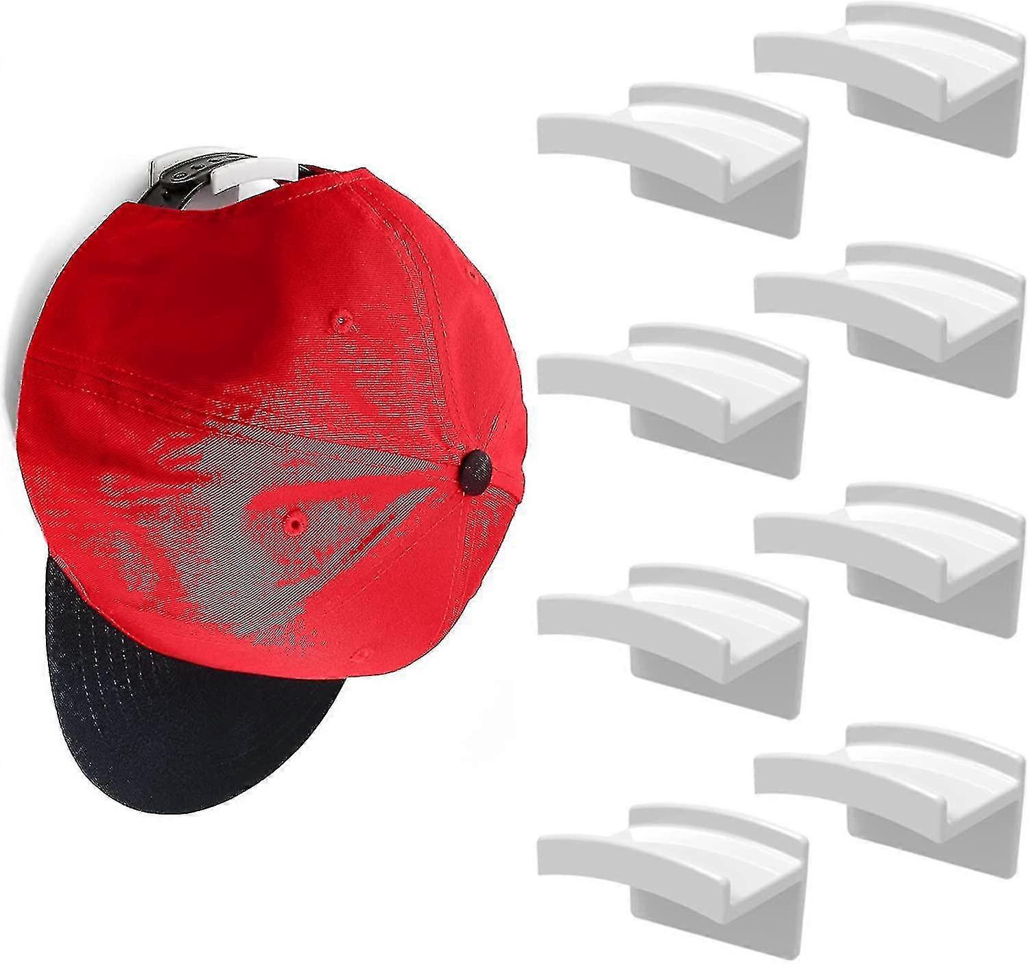 Self-adhesive wall-mounted hat hook, simple design, can bear 3 pounds