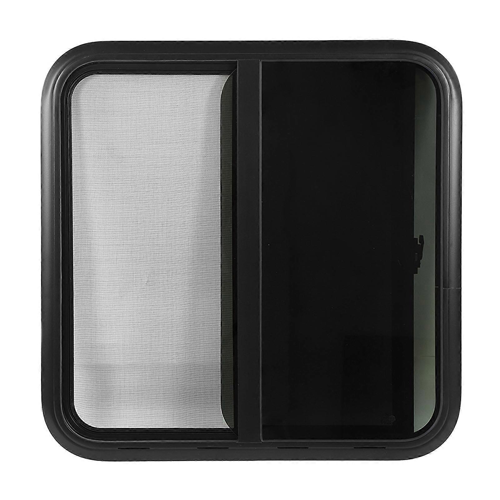 31.5 x 31.5in Horizontal Sliding RV Window Rounded Corner