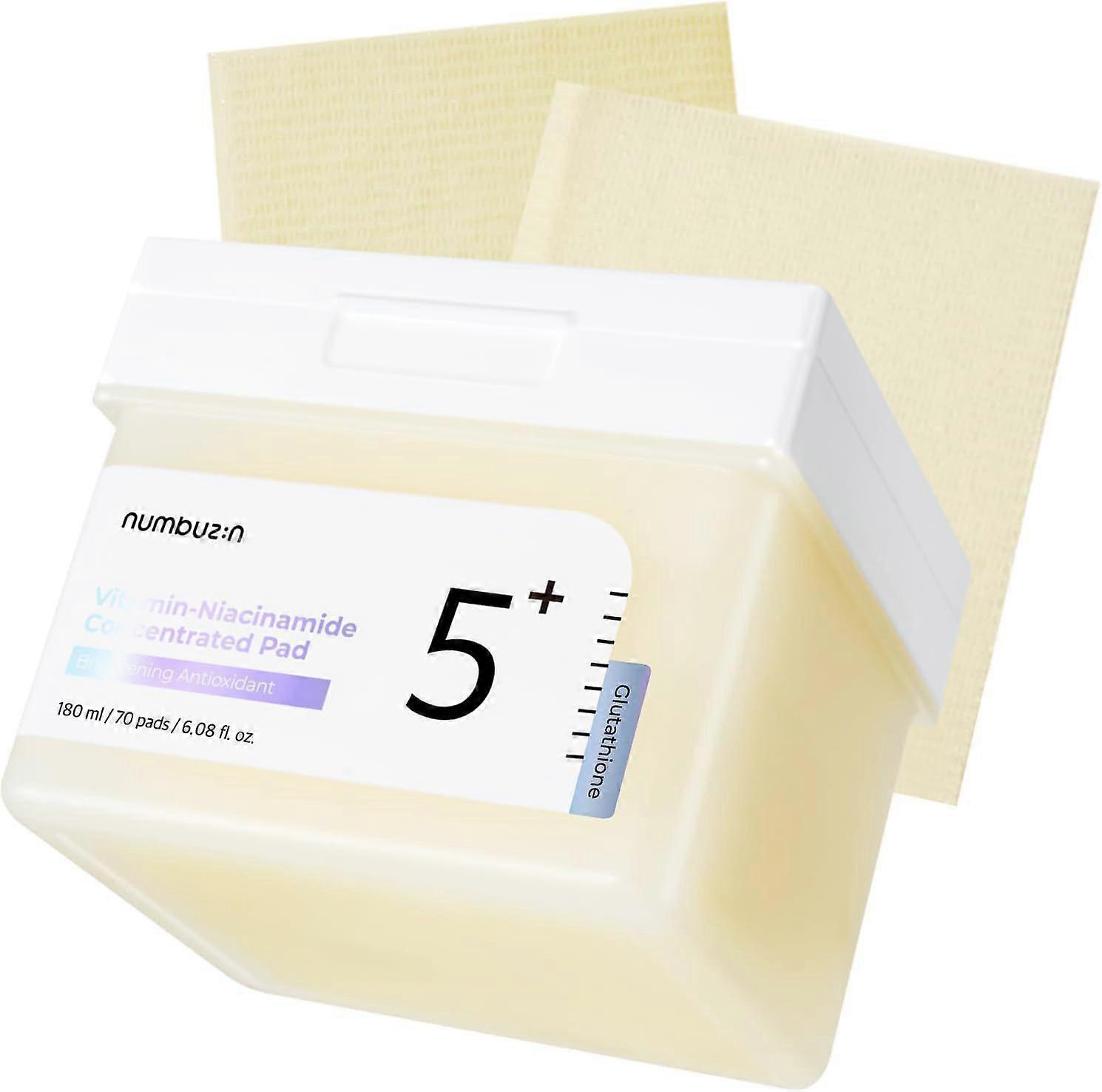 No.5 Toner Pads | Vitamin-Niacinamide Concentrated Pad | Double-Sided Niacinamide, Exfoliation, Hyperpigmentation Care