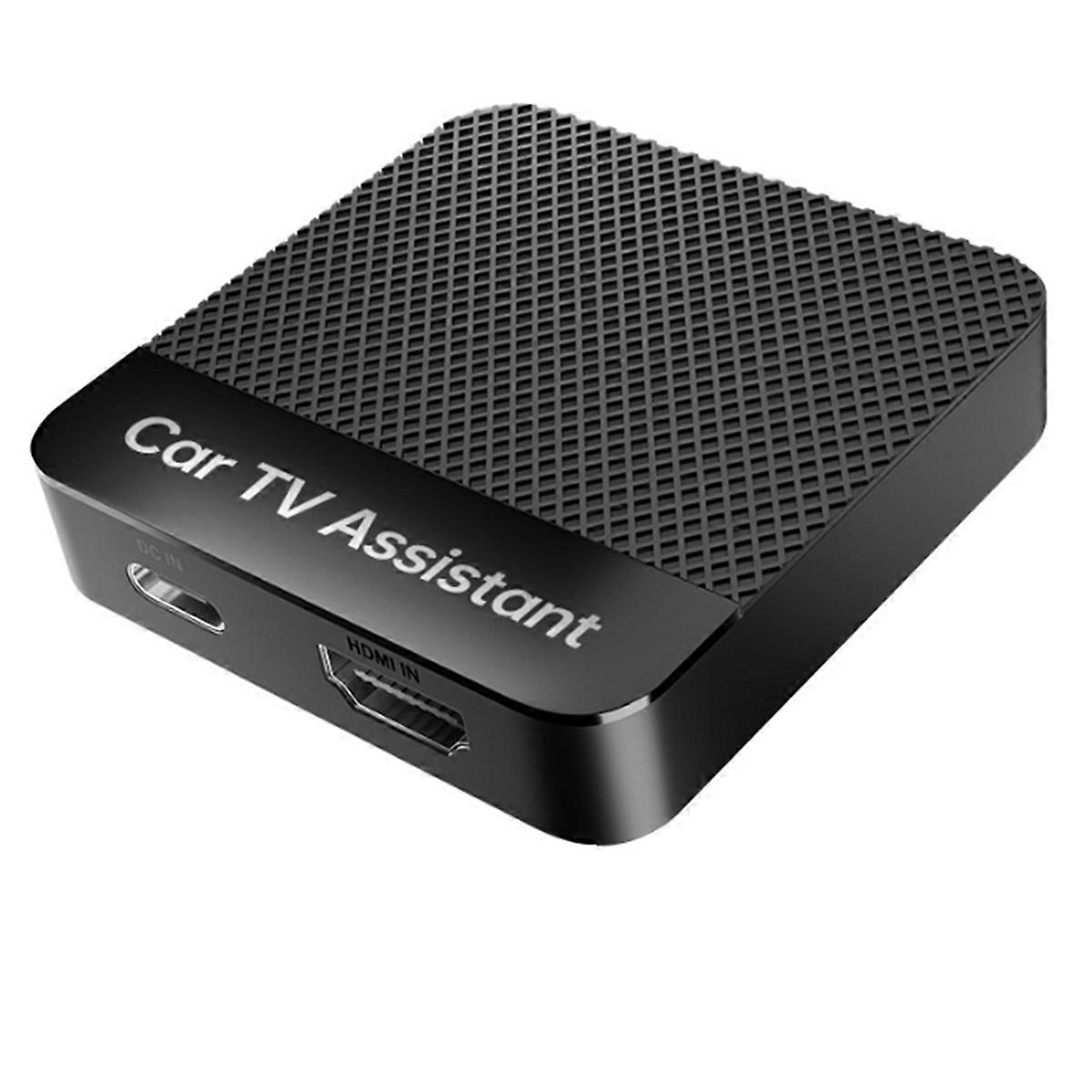 Car TV Auxiliary Box for CarPlay Auto 2.4G+5GHz WiFi BT5.0 Support -Compatible Multimedia Adapter Wireless CarPlay