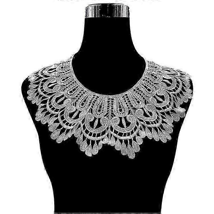 Women's Fake Collar Detachable Half Three-dimensional Hollow Corsage Diy Lace Accessories