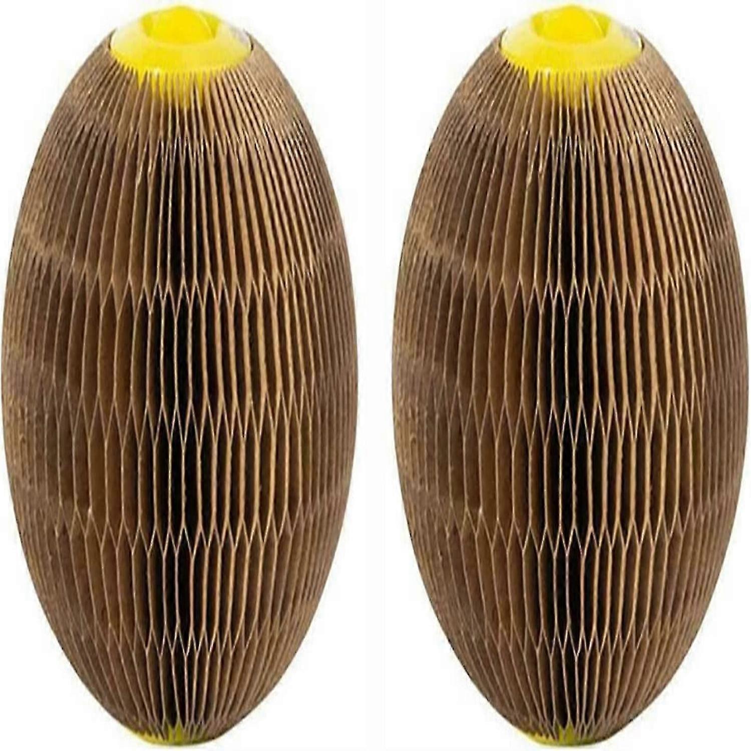 Catnip Ball Toy for Cats Catnip Refillable Scratcher Ball (2pcs, Round)