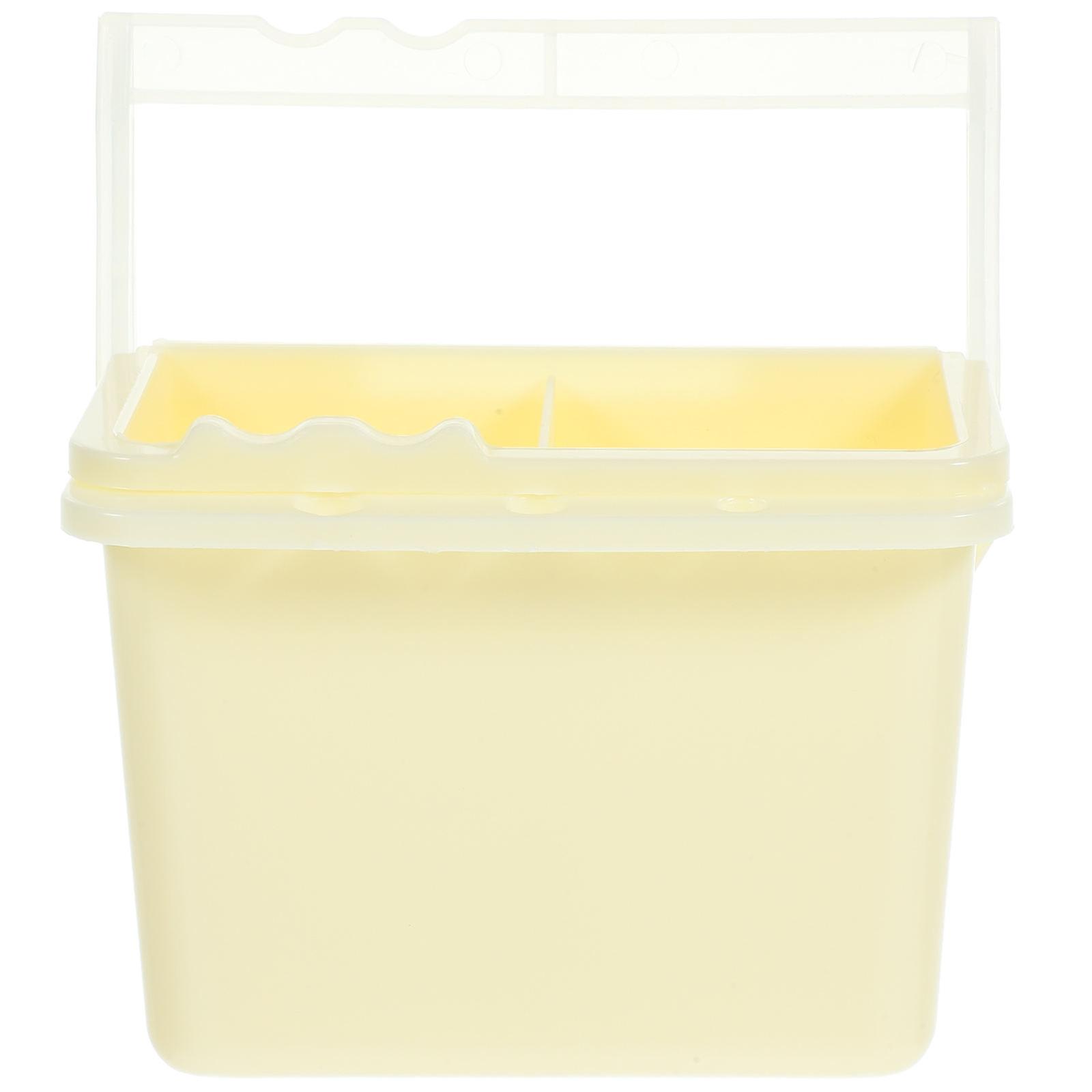 Detachable 2 in 1 Brush Washing Bucket Multifunction Wash Pen Barrel Portable Art Supplies Tool for Drawing Painting