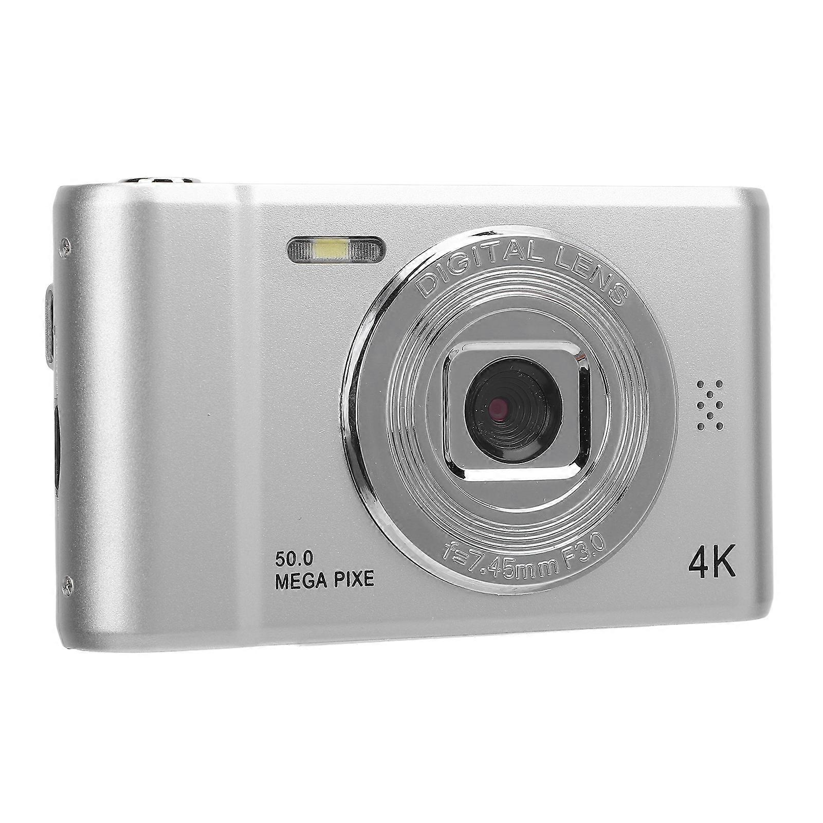 2.4 Inch Camera 50MP Photo 4K Video Recording 8X Digital Zoom Camera IPS Color Screen for Home and School D04 64GB