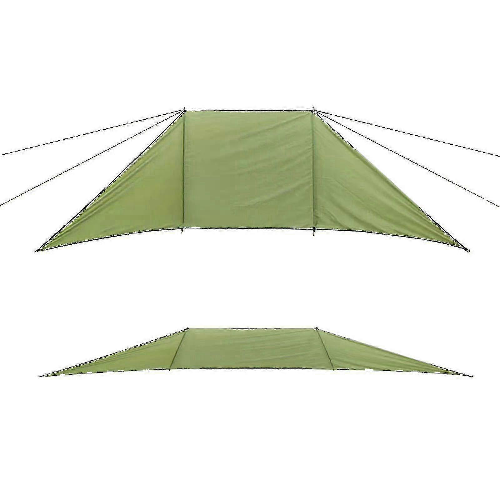 Lätt vindskydd för strandcamping utomhusaktiviteter 3 paneler