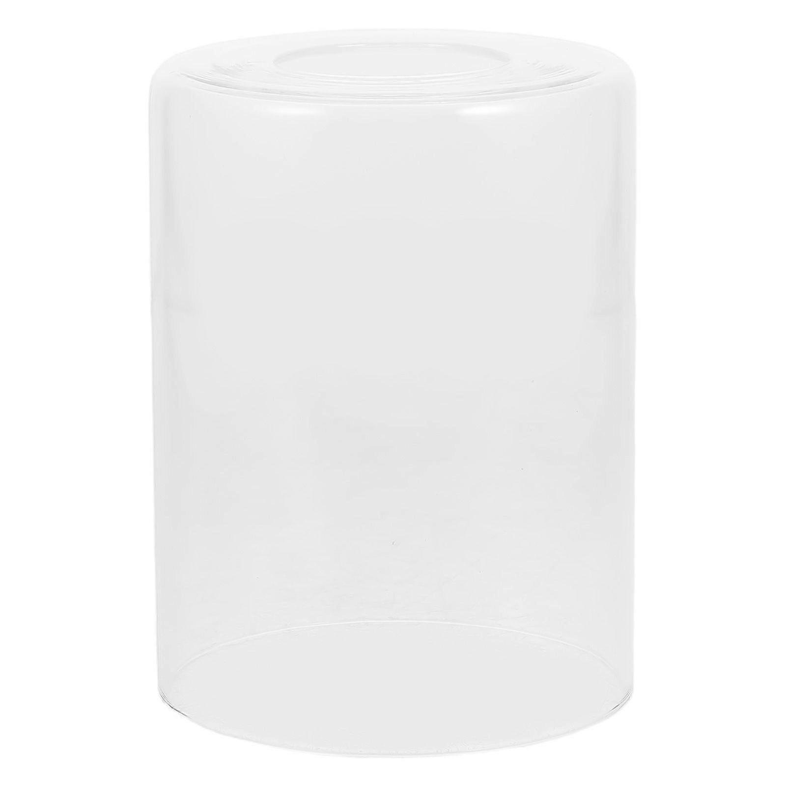 Clear Glass Cylindrical Light Shade For Light Fixtures Transparent Lampshade For Home And Commercial Use Minimalist Replacement Lamp Cover