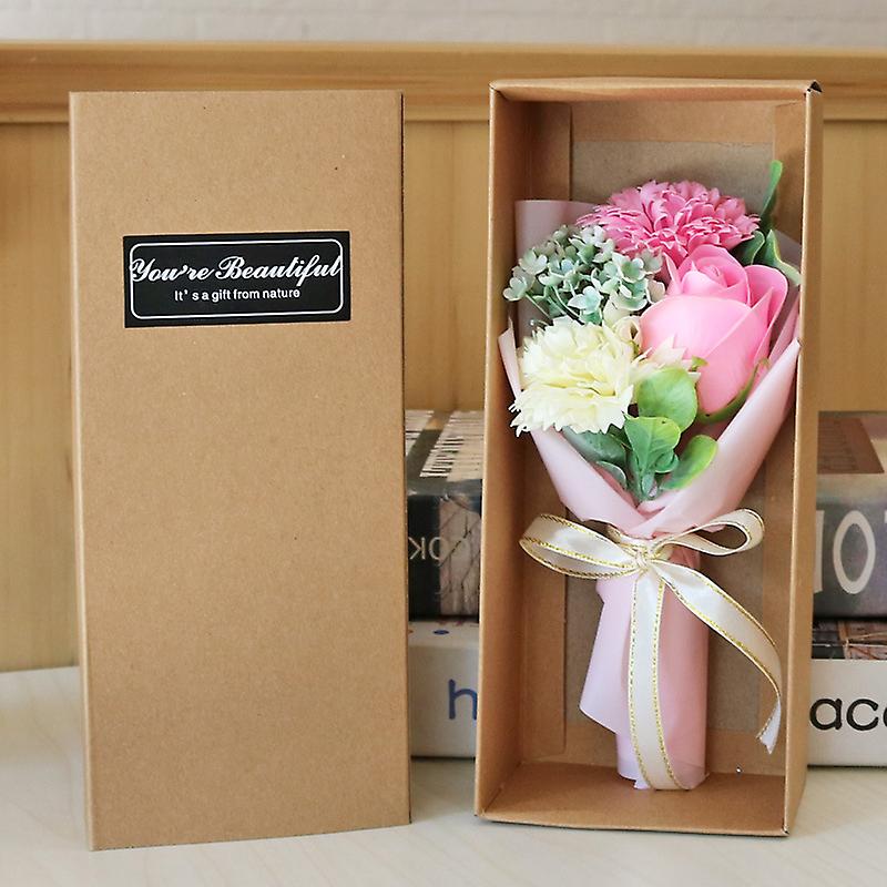 Handmade Artificial Soap Flower Gift Bouquet Decorative