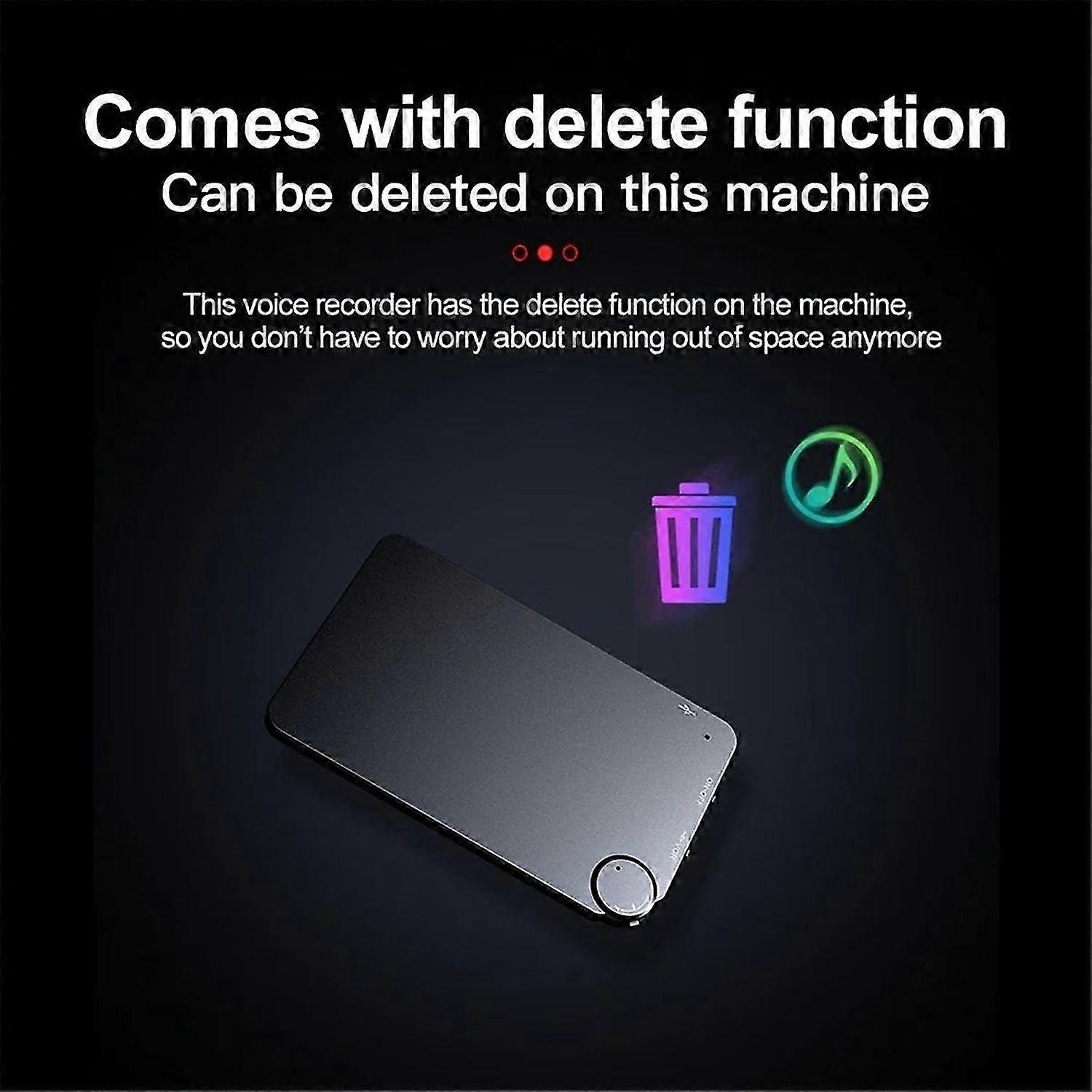 Professional portable recorder for classes, meetings 4G memory