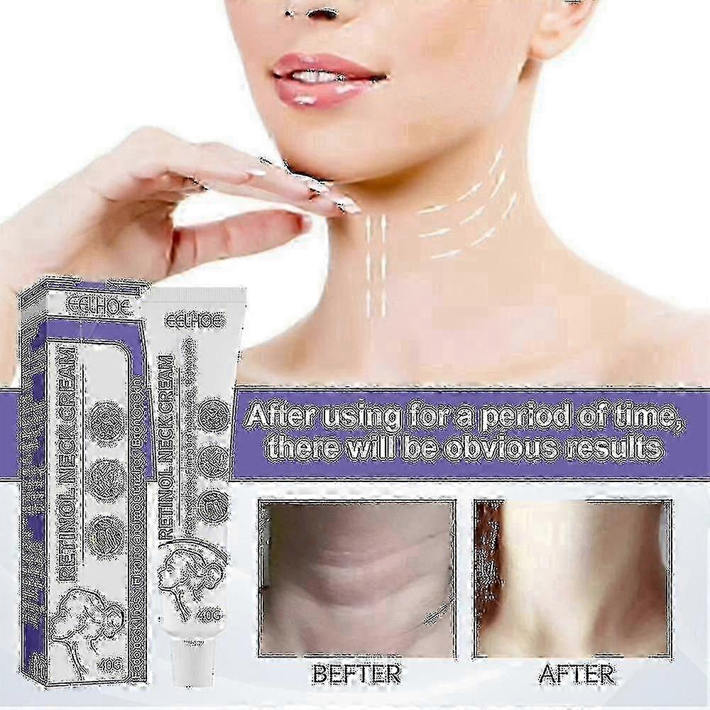 1 PCレチノールネッククリームアンチエイジングファーミングスキンホワイトニングアンチリンクルクリーム