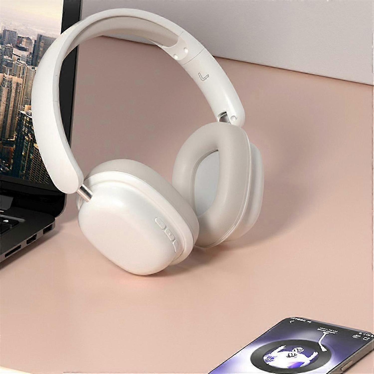 Wireless Headset Bluetooth Type Game Headset Big Power Headset with Game Special Plug Microphone, D