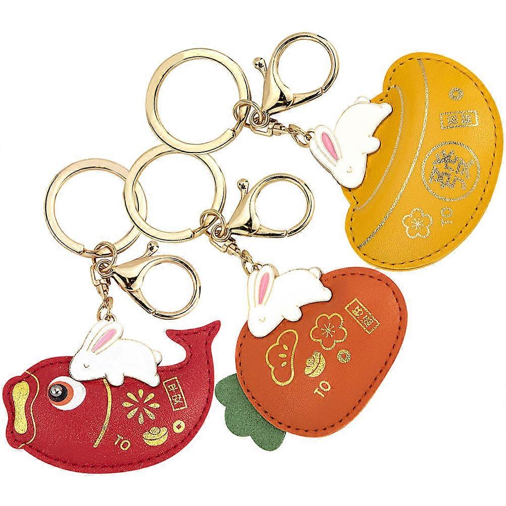 Keychain Year of The Rabbit Keychain for New Year Decor 9Pcs